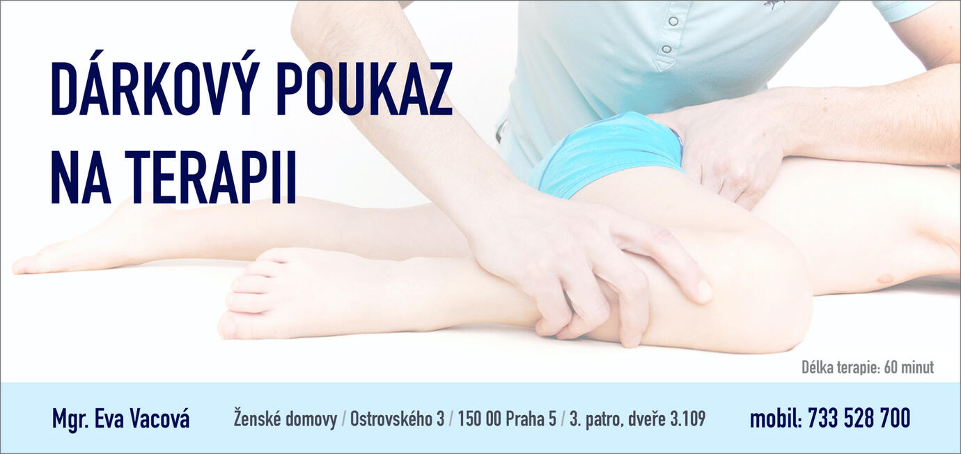 Dárkový poukaz - Eva Vacová - fyzioterapie