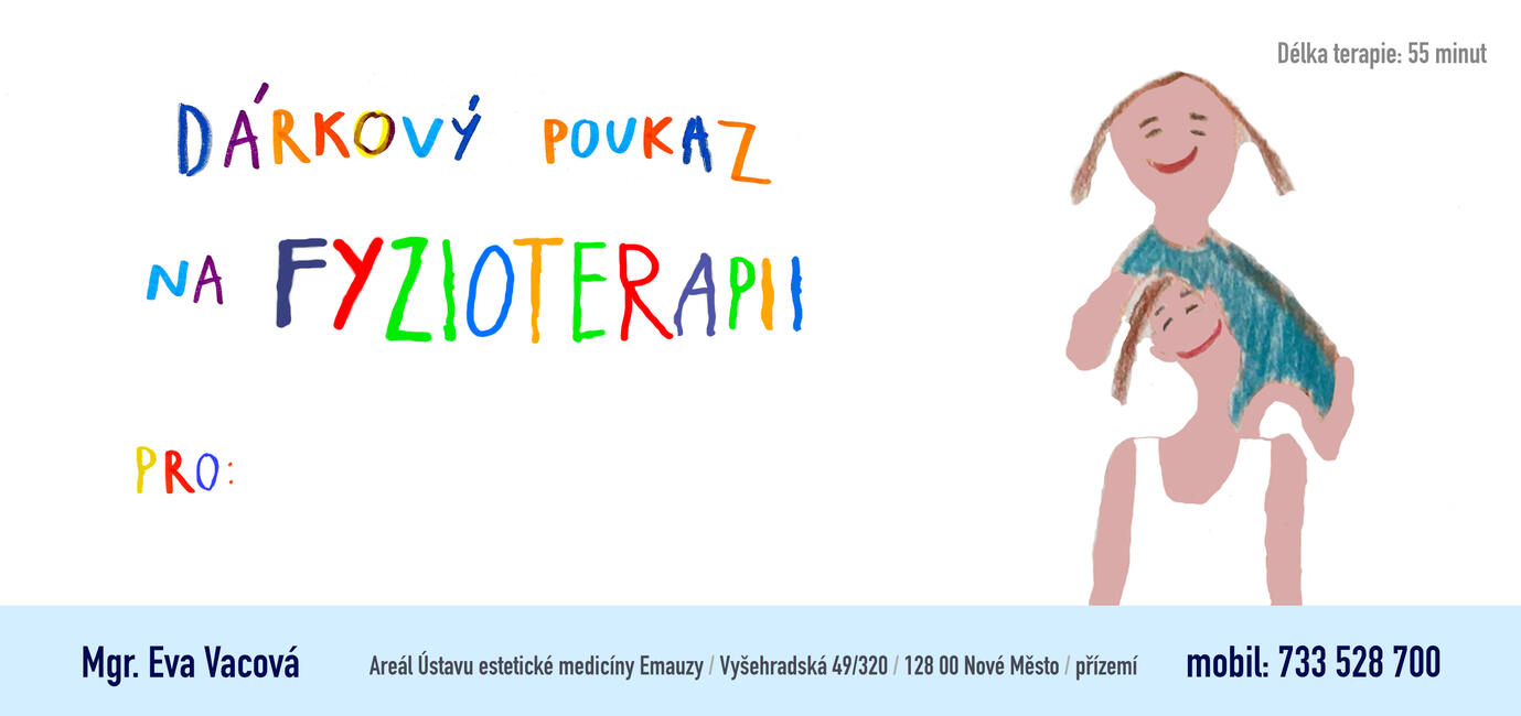 Dárkový poukaz - Eva Vacová - fyzioterapie